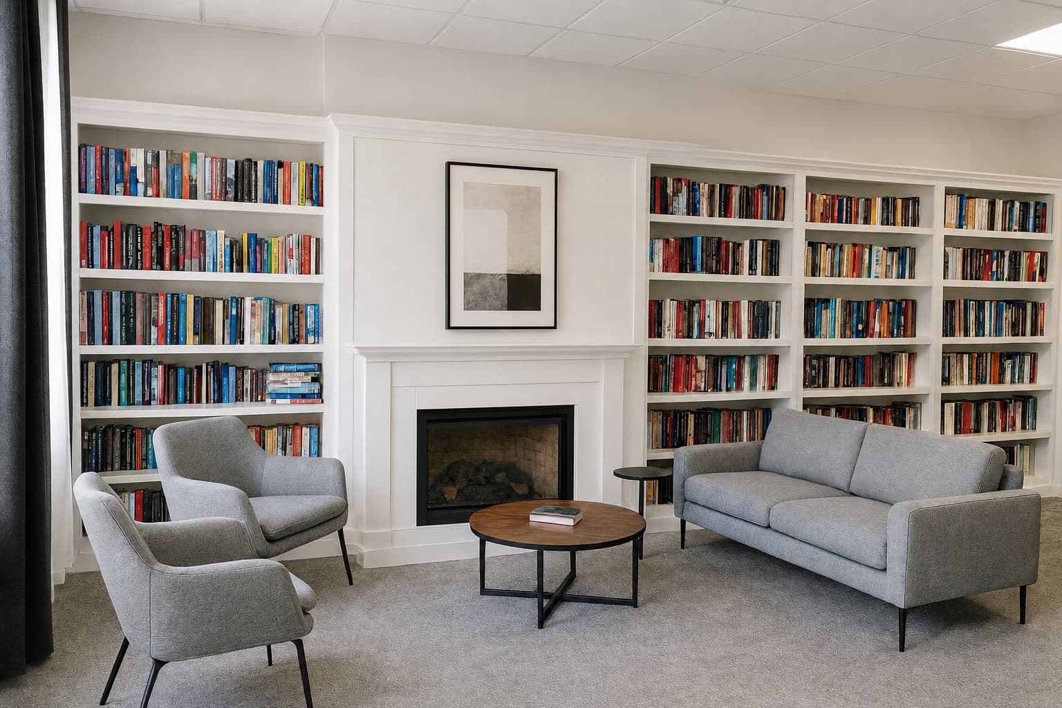 Renovation preview of the library