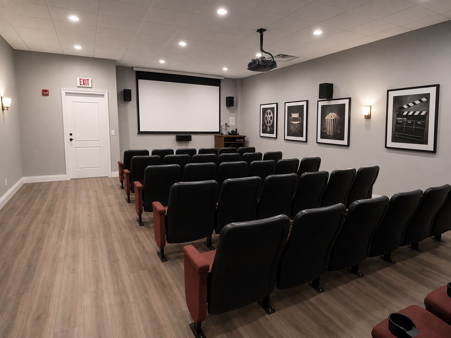 Renovation preview of the theatre